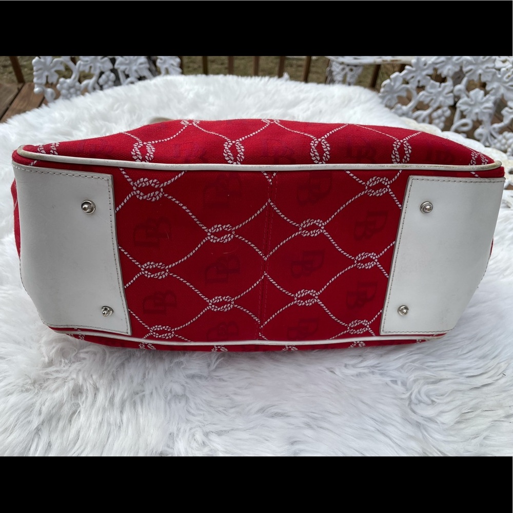 Dooney & Bourke Red & White Nautical bag - Picture 4 of 16